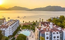  All inclusive почивка в на 1-ва линия в хотел Caprice Beach 5*, Мармарис, Турция. Чартърен полет от София + 7 нощувки на човек 