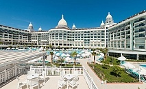  21.04 в Diamond Premium Hotel & Spa 5*, Сиде, Турция! Автобусен транспорт + 7 нощувки на база Ultra Аll Inclusive на човек + басейни, аквапарк и СПА. Дете до 13г. БЕЗПЛАТНО! 