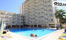 Лятна почивка в Сиде! 7 All Inclusive нощувки в Sun Beach Hill Hotel 4* + двупосочен самолетен билет, летищни такси, багаж, трансфери и медицинска застраховка, от Онекс Тур