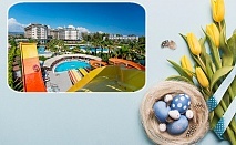  Майски празници в хотел MUKARNAS SPA & RESORT 5*, Алания, Турция! Автобусен транспорт + 7 нощувки на база Ultra Аll Inclusive на човек + басейни. Дете до 11.99г. безплатно 