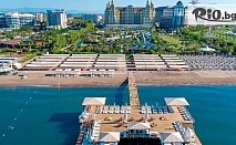 Нова година в Анталия с чартърен полет от София или Варна! 4 Ultra All Inclusive нощувки в Royal Holiday Palace 5* + закрит отопляем басейн и релакс зона, от Go2Holiday