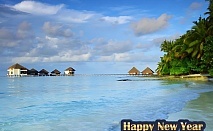  Нова година на Малдиви! Самолетен билет от София + 7 нощувки на човек със закуски и вечери, едната Празнична в хотел по избор + полудневна екскурзия шнорхелинг + нощен риболов! 