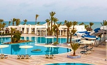 На първа линия в EL MOURADI DJERBA MENZEL 4*, о-в Джерба, Тунис. Чартърен полет от София + 7 нощувки за ДВАМА на база All Inclusive! 