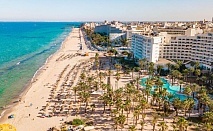  На първа линия в Сус, Тунис: 4* All inclusive и стая с гледка море! Самолетен билет от София + 7 нощувки в Riadh Palms Resort & Spa 4* 