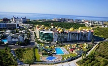  Почивка в ALAN XAFIRA DELUXE RESORT & SPA 5*, Алания, Турция. Чартърен полет от София + 7 нощувки на човек на база Ultra All Inclusive! 