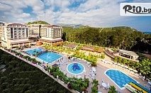 Почивка в Алания! 7 Ultra All Inclusive нощувки в Dizalya Palm Garden 5* + басейни, пързалки и собствен плаж + самолетен билет, от Онекс Тур