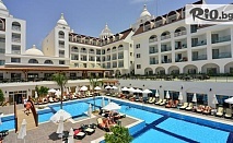 Почивка в Анталия, Турция! 7 нощувки на база All Inclusive в хотел Side Crown Serenity 5* + самолетен билет, летищни такси, багаж и трансфери, от Солвекс
