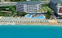  Почивка в ASKA JUST IN BEACH 5*, Алания, Турция. Чартърен полет от София + 7 нощувки на човек на база All Inclusive 