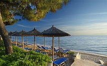 Почивка в Гърция през м.Юли и м.Август! 4 нощувки със закуски и вечери в хотел Portes Beach 4*, Халкидики!