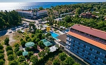  Почивка в GRAND HOTEL DERIN 4*, Кемер, Турция. Чартърен полет от София + 7 нощувки на човек на база All Inclusive 