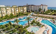  Почивка в HEDEF RESORT & SPA 5*, Алания, Турция, на 70м. от плажа. Полет от София + 7 нощувки на човек на база Ultra All Inclusive! 