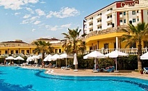  Почивка в хотел Cesars Resort Side 5*, Сиде, Турция! Автобусен транспорт + 7 нощувки на човек на база Ultra All inclusive + басейни и водни пързалки! Дете до 12.99 безплатно 