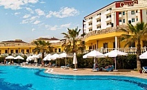  Почивка в хотел Cesars Resort Side 5*, Сиде, Турция! Автобусен транспорт + 7 нощувки на човек на база Ultra All inclusive + басейни и водни пързалки! Дете до 11.99 безплатно 