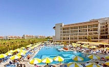  Почивка в хотел Seher Sun Palace Resort & Spa 5*, Сиде, Турция! Автобусен транспорт + 7 нощувки на човек на база Аll Inclusive. Дете до 12.99г. безплатно! 