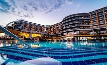  Почивка в хотел Senza Zen The Inn Resort & Spa 5* Алания, Турция! Автобусен транспорт + 7 нощувки на човек на база Ultra All Inclusive + басейни и водни пързалки. Дете до 12.99 г. БЕЗПЛАТНО! 
