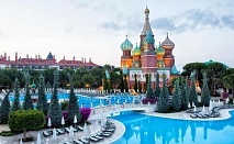  Почивка в KREMLIN PALACE 5*, Лара, Турция! Чартърен полет от София + 7 нощувки на човек на база Ultra All Inclusive 