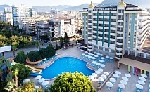  Почивка в LOXIA COMFORT BEACH ALANYA 5*, Алания, Турция. Чартърен полет от София + 7 нощувки на човек на база All Inclusive 