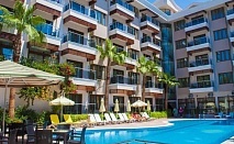  Почивка в SUN BEACH PARK HOTEL 4*, Сиде, Турция. Чартърен полет от София + 7 нощувки на човек на база All Inclusive + басейн 