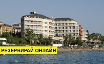 Почивка в Турция с автобус! 7 нощувки на човек на база All inclusive в Aska Just In Beach Hotel 5*, Анталия, Турска ривиера с организиран автобусен транспорт от София