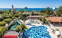  Почивка в WHITE CITY BEACH HOTEL 4*, Алания, Турция! Чартърен полет от София + 7 нощувки на човек на база All Inclusive 