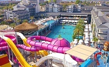  Ранни записвания за DREAM WORLD PALACE 4+*, Сиде, Турция. Чартърен полет от София + 7 нощувки на човек на база All Inclusive 