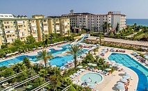  Ранни записвания в HEDEF RESORT & SPA 5*, Алания, Турция. Чартърен полет от София + 7 нощувки на човек на база Ultra All Inclusive! 