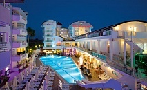  Ранни записвания за лято 2024г. в MERVE SUN SIDE HOTEL & SPA 4*, Сиде, Турция. Чартърен полет от София + 7 нощувки на човек на база All Inclusive! 