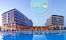 Ранни записвания море 2023 в Eftalia Aqua Resort 5*, Анталия! 7 нощувки на база Ultra All Inclusive, безплатно за дете до 14.99 г и транспорт от Belprego Travel