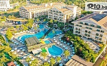 Ранни записвания за Нова година в Анталия, Сиде! 4 Ultra All Inclusive нощуки в Crystal Palace Luxury Resort andamp; Spa 5* + автобусен транспорт от Стара Загора, от Дорис Травел