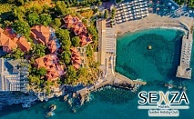  Ранни записвания за SENZA GARDEN HOLIDAY CLUB 5* на 1-ва линия в Алания, Турция! Полет от София + 7 нощувки на човек 