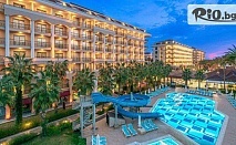 Самолетна почивка на първа линия в Алания, Турция през цялото лято! 7 Ultra All Inclusive нощувки в Club Sun Heaven 5* + 2 открити басейна и водна пързалка, с полет от София