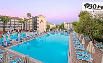 Самолетна почивка в Турция сред златистите пясъчни плажове на Сиде! 7 Ultra All Inclusive нощувки в Armas Bella Sun 5* + басейн с водни пързалки, шезлонги на плажа, от Go2Holiday