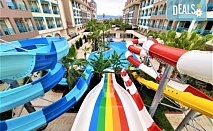ULTRA ALL INCLUSIVE! 10 дни, 7 нощувки морска ваканция в Side Crown Palace 5*, Сиде, Анталия! Басейни, водни пързалки, детски клуб, транспорт от BelpregoTravel
