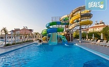 ULTRA ALL INCLUSIVЕ на море през есента! Ваканция в Side Crown Sunshine 5 *, Сиде, Анталия, басейни, аквапарк, транспорт и безплатно за дете до 11.99 г. от Belprego Travel