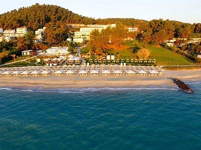 Aegean Melathron Thalasso, петзвездна почивка на първа линия на Халкидики, със закуска и вечеря