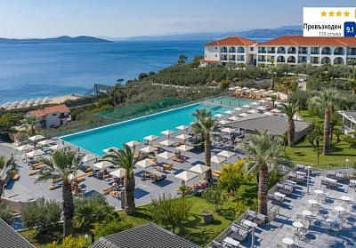 Akrathos Beach Hotel 4*: Първа линия в Урануполис, Гърция