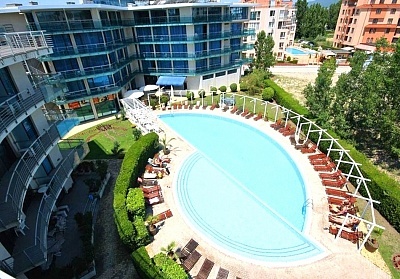  All Inclusive + басейн в Апарт хотел Синя Ривиера, Слънчев бряг 