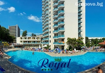 All Inclusive + басейн в хотел Роял****, Златни Пясъци! Дете до 13г. - БЕЗПЛАТНО!