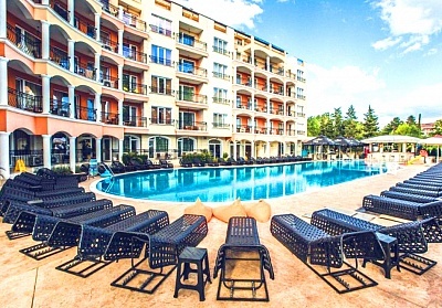 All Inclusive на човек + басейн в хотел Авеню Делукс****, Слънчев бряг. Безплатен паркинг!