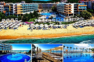 All Inclusive нощувка на първа линия в Елените с частен плаж и басейн