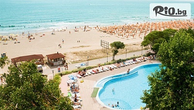 Цяло лято на море в к.к. Албена! Нощувка на база All Inclusive + басейн, чадър и шезлонг на плажа, от Хотел Арабела Бийч 4*