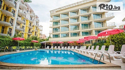 Цяло лято в Слънчев бряг! Нощувка на база All Inclusive + басейн, шезлонг и чадър + Безплатно за дете до 12 г., от Хотел Дева