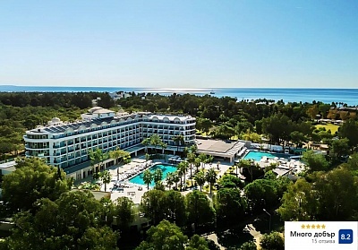7-дневна ULTRA All Inclusive почивка в Berry Blue Hotels 5* в Сиде, Турция с транспорт