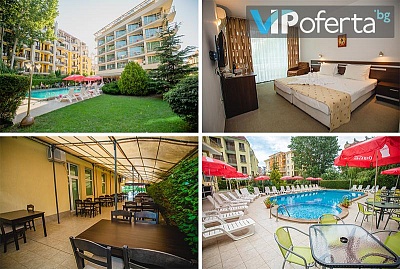 Еднодневен All Inclusive пакет в Хотел Дева, Слънчев бряг с външен басейн