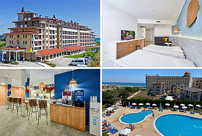 Еднодневен пакет на база All inclusive, Анимация, Плажна зона и басейни от Хотелски комплекс Казабланка, Обзор