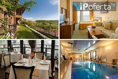 Еднодневен пакет със закуска, басейн и джакузи в Хотел Панорама, Велико Търново