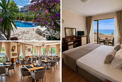 Еднодневен пакет със закуска и опции за обяд и вечеря в Sea Vista, Свети Влас