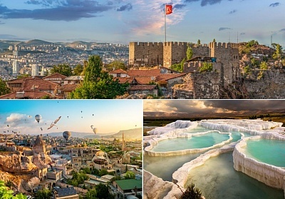 Екскурзия до Анкара, Кападокия и Памуккале: Открийте древните цивилизации