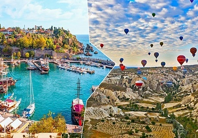 Екскурзия до Анталия и Кападокия с хотел 4 звезди, 7 нощувки, закуски и вечери
