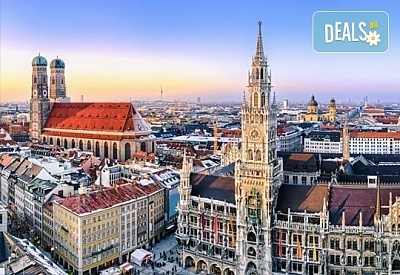 Екскурзия до прелестния Мюнхен, Германия, през декемвир! 3 нощувки със закуски, самолетен билет и летищни такси от Абела Тур
